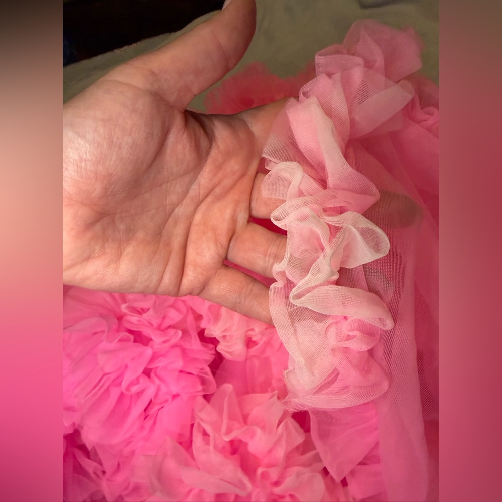 NWT Vibrant Hot Pink Tulle Pettiskirt - Picture 6 of 9